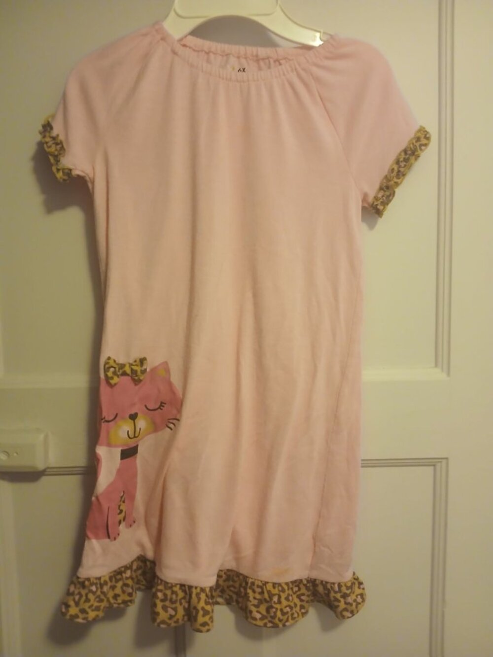 Jumping Beans Girls 6x Cat Pajama Dress